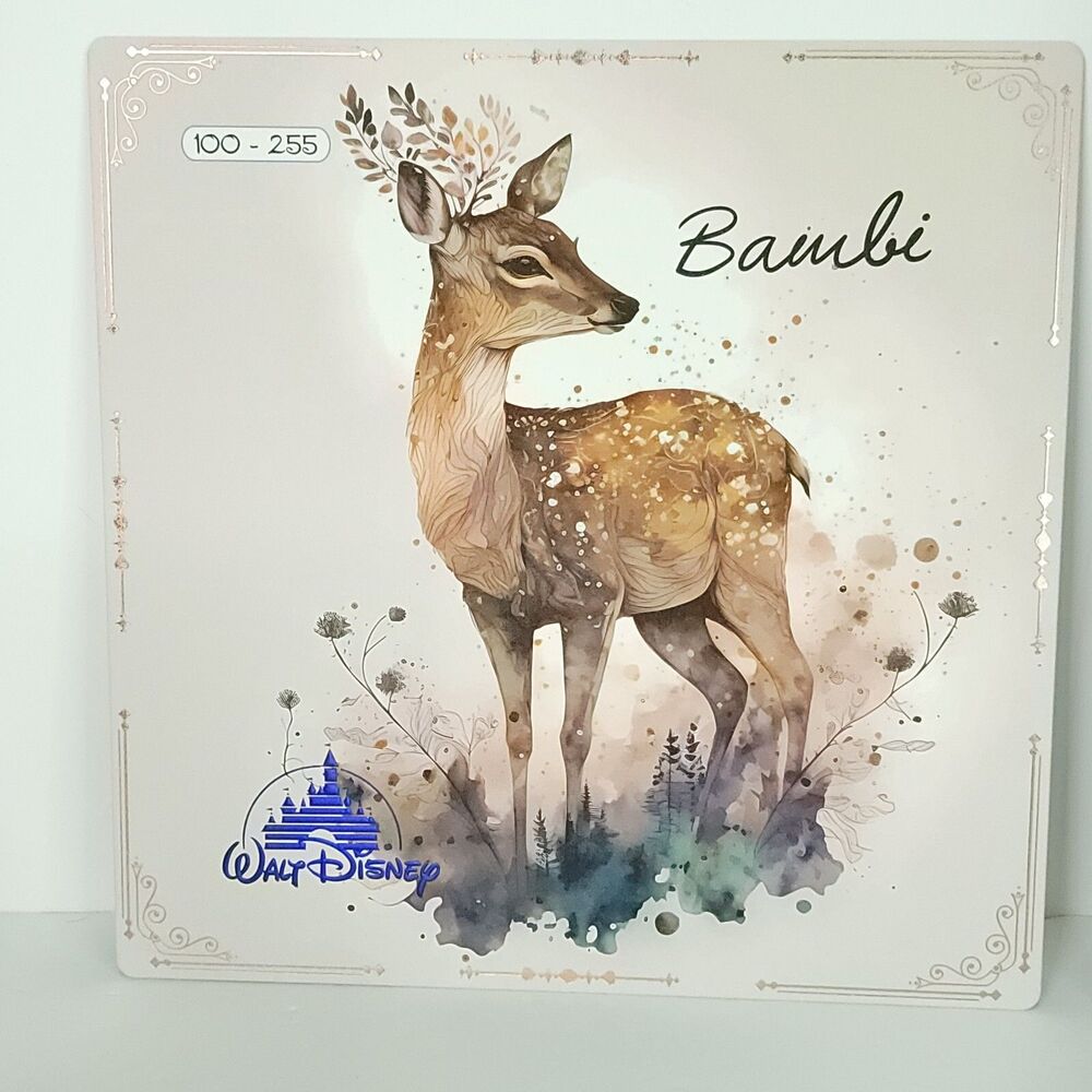 Bambi Realistic Disney 100 Anniversary Limited Art Card Print Big One 100/255